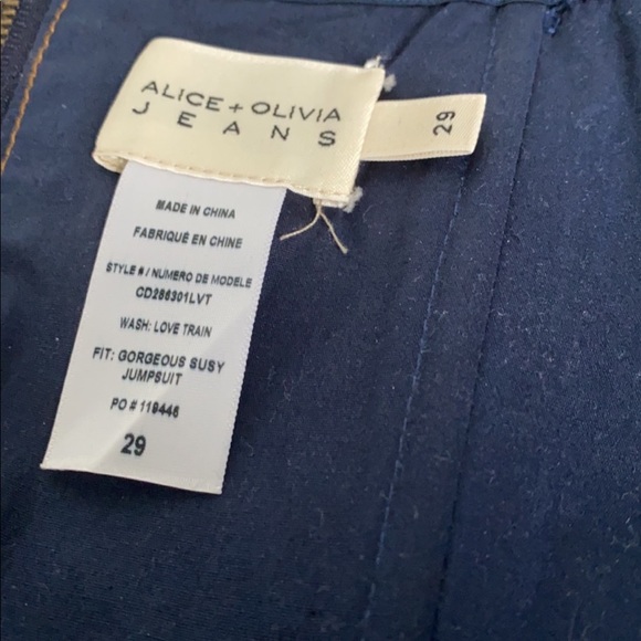 Alice & Olivia Denim jumpsuit - Picture 5 of 7